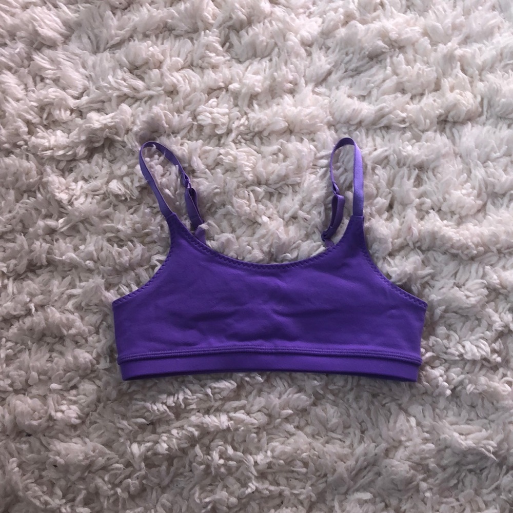 purple size 10 ivivva bra